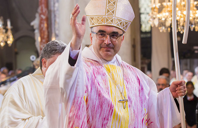 Diözesanbischof Wilhelm Krautwaschl feiert rund um Weihnachten und den Jahreswechsel mehrmals im Grazer Dom.